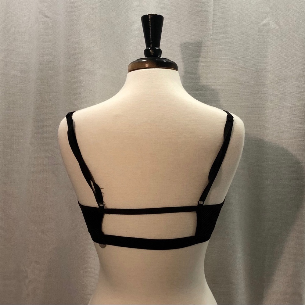 Iridescent Black Bralette - Picture 3 of 3